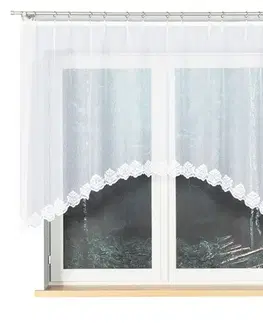 Záclony do obývačky Žakárová záclona ŻAKLINA 250x130