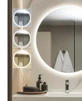 Svietidlá BRILAGI - Kúpeľňové zrkadlo LUNA LED/32W/230V pr. 100 cm IP44 CRI 90 stmievateľné +CCT FG-CY36-B01-100100