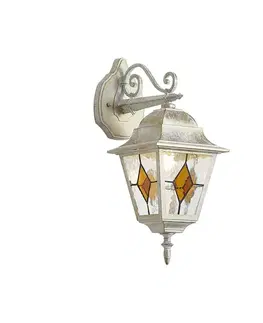 Vonkajšie svietidlá Vintage vonkajšia nástenná lampa béžová so starožitným zlatom IP44 - Antigua Down
