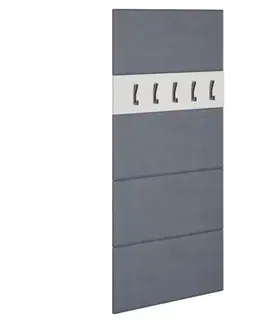 Predsieňové steny KONDELA Timin vešiakový panel biela / sivá