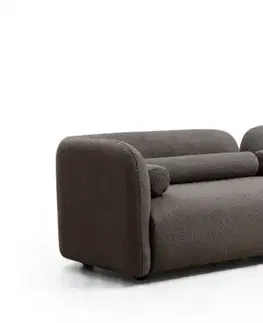 Pohovky a gauče Trojmiestna pohovka Victoria Grey Bouclette