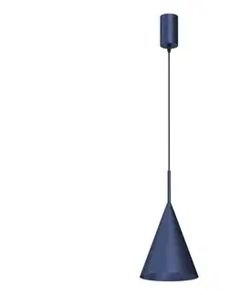 Svietidlá  Závesný luster na lanku CAPITAL 1xGX53/15W/230V, priemer 17 cm, modrý MLP0968