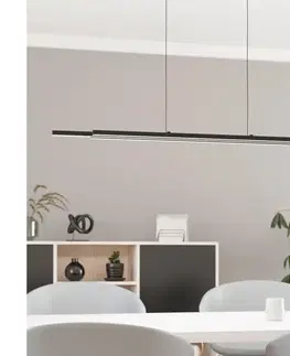 Svietidlá Eglo 31232 - LED Luster na lanku CANNIGIONA LED/20,3W/230V čierna 31232