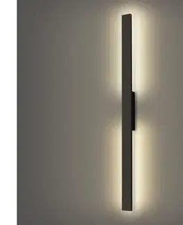 LED osvetlenie BRILAGI - LED vonkajšie nástenné svietidlo LUNA LED/24W/230V 4000K IP65 čierna BRI269