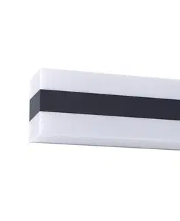 Svietidlá Redo 90330 - LED Vonkajšie nástenné svietidlo KODIAK LED/12W/230V IP65 biela/čierna 90330