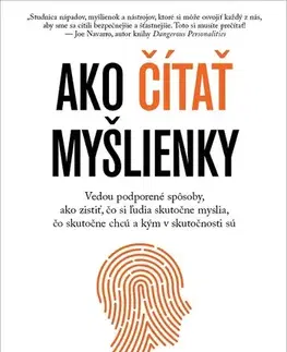 Psychiatria a psychológia Ako čítať myšlienky - David J. Lieberman