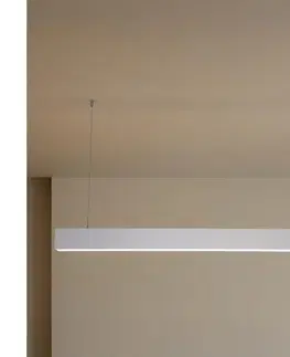 Svietidlá  LED Luster na lanku LED/55W/230V 3000/4000/6500K 120 cm biela LN75