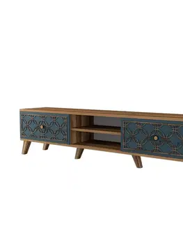 TV stolíky TV stolík Class - Walnut, Chalcedony