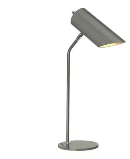 Lampy Elstead QUINTO-TL-GPN - Stolná lampa QUINTO 1xE27/8W/230V šedá QUINTO-TL-GPN