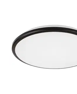 Svietidlá Rabalux 71126 - LED Stropné svietidlo ENGON LED/18W/230V 3000K čierna 27 cm 71126
