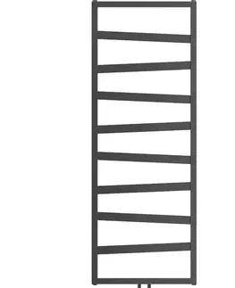 Radiátory do kúpeľne MEXEN - Zoom vykurovací rebrík/radiátor dekoratívny 1430 x 530 mm, 477 W, antracit W130-1430-530-00-66