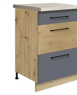 Kuchynské skrinky stojace Skrinka do kuchyne Infinity 9D GREY