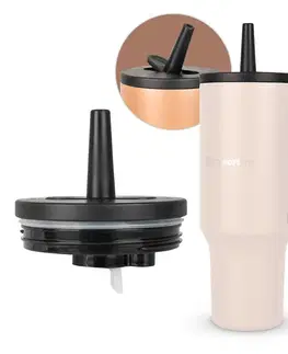 Termosky a termohrnčeky Náhradné viečko pre termohrnček inSPORTline Cocoanna 1200ml kávová
