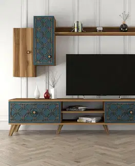 Konferenčné stolíky Televízna stena Classe Walnut and Chalcedony