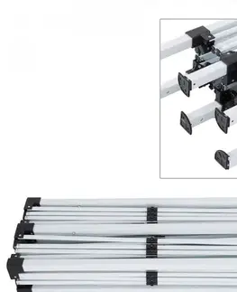 Záhradné altány Výsuvný záhradný altánok 3x6m D7096 antracit Dekorhome