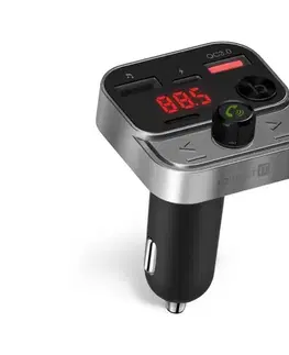 Predlžovacie káble CONNECT IT CCC-8900-AN - FM vysielač do auta s handsfree, čierno-strieborný CCC-8900-AN