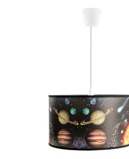 Svietidlá  Detský luster na lanku SPACE 1xE27/60W/230V 0928