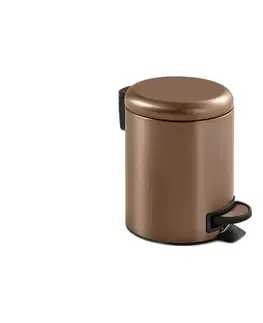 Svietidlá Gedy - Odpadkový kôš POTTY 3 l, tiché zatváranie, bronzový 320982