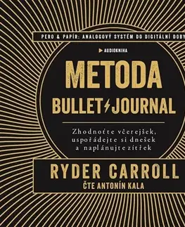 Rozvoj osobnosti Jan Melvil Publishing Metoda Bullet Journal (Audiokniha CD-MP3)