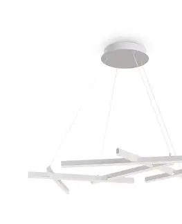 Svietidlá Maytoni MOD016PL-L75W - LED Luster na lanku LINE LED/79W/230V biela MOD016PL-L75W