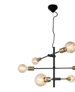 Svietidlá Nordlux - Závesný luster na lanku JOSEFINE 6xE27/25W/230V 48933003