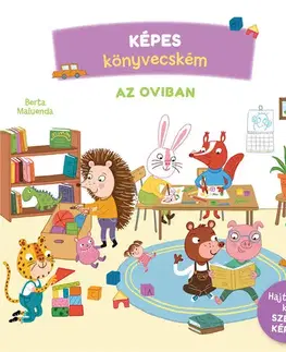 Leporelá, krabičky, puzzle knihy Képes könyvecském 3: Az oviban - Berta Maluenda