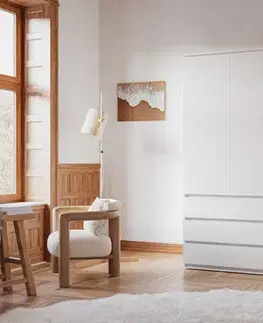 Šatníkové skrine SONIJA COMBI šatníková skriňa, biela