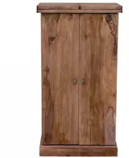Barové stolíky Rozkladacia barová skriňa 55x110x40 indický masív palisander