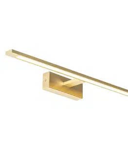 Nástenné osvetlenie Nástenná lampa mosadz 62 cm vrátane LED IP44 - Jerre