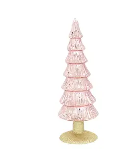 Vianočné dekorácie Dekorácia Pink Chritmas Tree 28cm