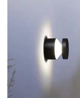 Záhradné lampy Eglo 97303 - LED vonkajšie nástenné svietidlo MELZO LED/11W/230V čierne IP44 97303