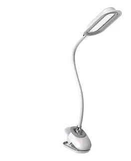 Lampy  08997L - LED+CCT stmievateľná stolná lampa s klipom CLIP 7,5W/230V biela 08997L