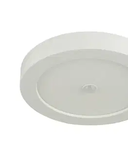 Záhradné lampy GLOBO 41605-18S - LED vonkajšie stropné svietidlo s pohybovým senzorom PAULA LED/18W/230V 41605-18S