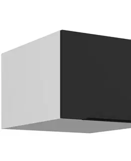 Kuchynské skrinky visiace Kuchynská skrinka Aria-Bl/Wh Anti Fingerprint 50 Nagu-36 1f