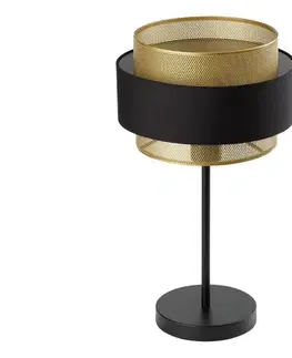 Lampy Osram - Stolová lampa DECOR HORNET 1xE27/10W/230V čierna/zlatá 4058075847903