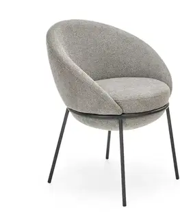 Čalúnené stoličky Stolička K482 tkanina/kov popol 61x59x78