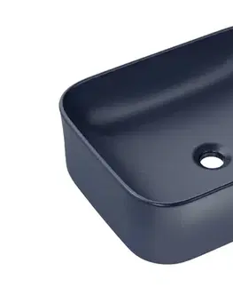 Umývadlá ArtCom Keramické umývadlo KAMA MNB-50 | tmavomodrý mat 50 cm