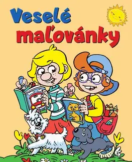 Nalepovačky, vystrihovačky, skladačky Veselé maľovanky - Miroslav Regitko
