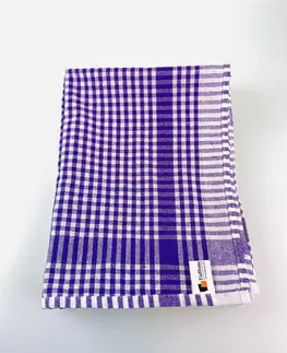 Utierky Kuchynské bavlnené utierky Fialové 50x70cm TiaHome