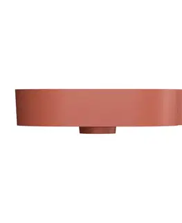 Umývadlá OMNIRES - OVO M+ umývadlo na dosku/závesné - pravé, 64 x 44 cm, terracotta mat; OVO645UWPTE