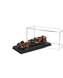 Autíčka a dopravné prostriedky BBurago Bburago Formula 1 McLaren MCL39 č. 4 Lando Norris v dekoratívnom boxe – mierka 1:43