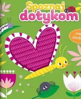 Leporelá, krabičky, puzzle knihy Veselých chrobáčikov - Spoznaj dotykom