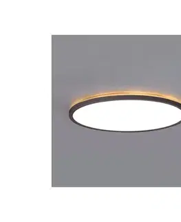 Svietidlá  LED kúpeľňové svietidlo NIVERA LED/32W/230V IP54 pr. 42 cm čierne + DO 004109
