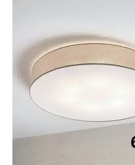 Svietidlá BRILAGI - LED stropné svietidlo SIRIJA 6xE27/15W/230V priemer 80 cm béžové 8590828019480