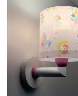 Svietidlá Dalber 42499 - Detské nástenné svietidlo FAIRY DREAMS 1xE27/15W/230V 42499