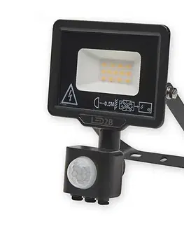 Záhradné lampy  LED Vonkajší reflektor so senzorom LED/10W/230V 6500K IP44 KFLNLC10ZBCZ