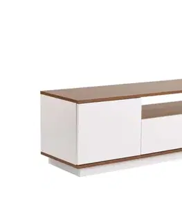 TV stolíky TV stolík Veramont - White, Walnut