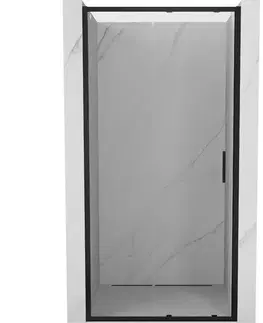 Sprchovacie kúty MEXEN - Exo posuvné sprchové dvere 95, transparent, čierna 8151-095-000-70-00