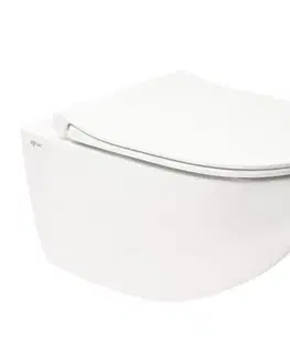 Záchody WC závesné SAT Infinitio vrátane dosky softclose, zadný odpad SATINF011RREXP SATINF011RREXP