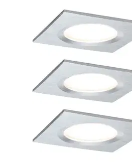 Svietidlá Paulmann 93895 - SADA 3xLED/6W IP44 Stmievateľné podhľadové svietidlo NOVA 230V 93895